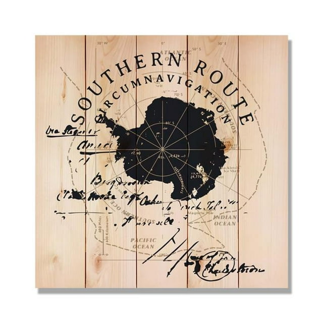 Day Dream HQ WSRC1717 17 x 17 in. Southern Route Circumnavigate Wall Art