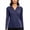 Navy, variant on Abomasnow Women's Long Sleeve Shirt Quick Dry Workout Top | Moisture-wicking Lightweight Fabric, Classic V Neck, for Athletic Running Hiking Gym Yoga Golf