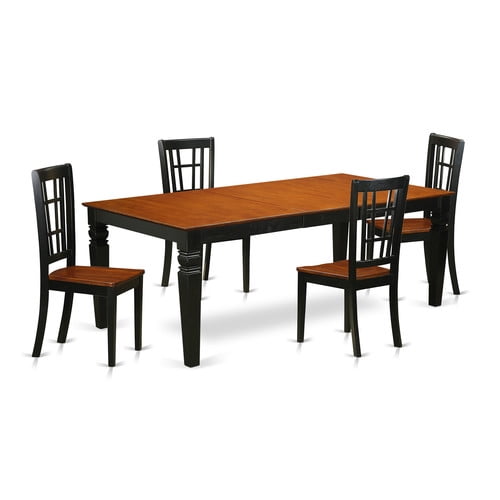 East West Furniture Logan 5 Piece Dining Set