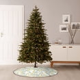 thumbnail image 6 of Defioc Moon And Rabbit for Christmas Tree Skirt Snowman Xmas Tree Skirt Farmhouse Christmas Decorations Tree Mat for Holiday Party Decor-36", 6 of 6