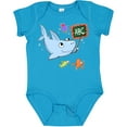 thumbnail image 3 of Inktastic Teacher Shark with School of Fish Boys or Girls Baby Bodysuit, 3 of 5