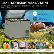 Whynter 45-Quart Portable Freezer, Stainless Steel