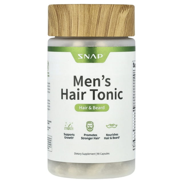 SNAP SUPPLEMENTS | Men´s Hair Tonic, Hair & Bear |90 Cápsulas