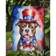 thumbnail image 3 of Staffordshire Bull Terrier Patriotic Garden Flag 11.25 in x 15.5 in, 3 of 5