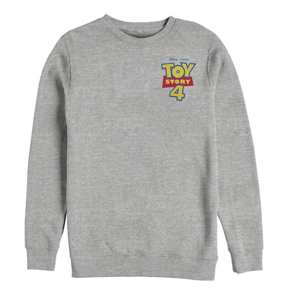 Men's Toy Story Bold Logo Badge Sweatshirt Athletic Heather Medium