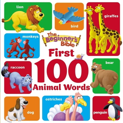 Pre-Owned The Beginner's Bible First 100 Animal Words (Board book) 0310770637 9780310770633