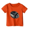 thumbnail image 1 of TZEWGL Cute Shirt For Child Short Sleeve Rugby Football Letter Printed Clothing For Newborns size 5-6T, 1 of 3