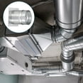 thumbnail image 5 of Uxcell 2Pcs 3" Galvanized Steel Duct Connector Flange Air Ducting Mounting Plate,4"x4" Base, 5 of 5