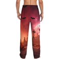 thumbnail image 3 of Daiia Pumpkins Men's Sleep Pant with Pockets and Drawstring,Pajama Pants-X-Large, 3 of 9