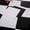Black and White, variant on UMIGGEE Vinyl Flooring 12-in x 12-in (10Pcs/Pack) Peel and Stick Floor Tile/Coverings Easy to Install Flooring for Kitchen Living Room (10 sq. ft./Pack, 5 Green and 5 White)