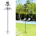 thumbnail image 4 of Weather Vane, Fastness Exquisite Wind Vane Unique Shape  For Courtyard For Outdoor Decoration Cock,Elk,God Of Love,Wizard, 4 of 8