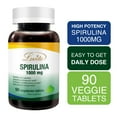thumbnail image 5 of Lovita Natural Spirulina 1000mg, Maximum Strength, Vegan Spirulina Tablets, Natural Multivitamin Superfood, Non-Irradiated, 90 Vegetarian Tablets (Pack of 3), 5 of 5