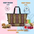 thumbnail image 4 of Bolsa más fresca plegable, bolsa de compras, bolsa de picnic, bolsa térmica, 4 of 7