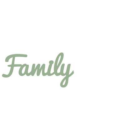Monogram Wall - Family Distressed & Painted Cutout Vintage Ready To Hang Wall Monogram Home Decor (Plastic)