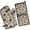 Paw Print, variant on Paw Print Sonstripes Kitchen Oven Mitt and Pot Holder Sets 2 Pcs for Baking, Cooking and Grilling, Heat Resistant Up To 392 °F