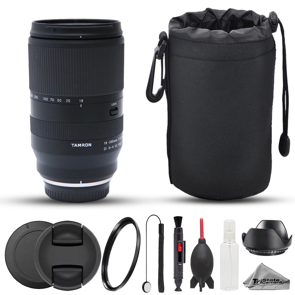 Tamron 18-300mm f/3.5-6.3 Di III-A VC VXD Lens - 8pc 64GB Memory