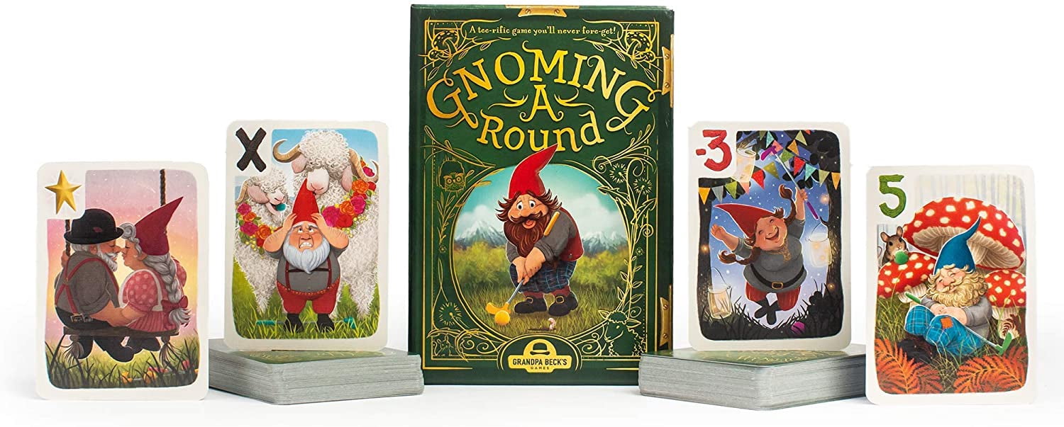 Gnoming A Round | Fun Family Friendly Card Game | from The Creators of Cover Your Assets | Grandpa Becks Games