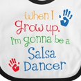 thumbnail image 4 of Inktastic Salsa Dancer Future Boys or Girls Baby Bib, 4 of 4