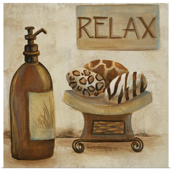 Great BIG Canvas | Rolled Poster Print entitled Jungle Spa II