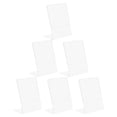 thumbnail image 3 of IBASETOY Clear Picture Frames Acrylic Frames Clear Design 6pcs, 3 of 8