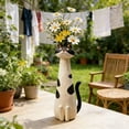 thumbnail image 2 of Handcrafted Cat Vase, Ceramic Cat Flower Vase - Cute Cat Shaped Flower Vase for Desk Shelf Decor - Decorative Cat Vase Home Decor,Unique Handcrafted Gift for Cat Lovers, 2 of 6