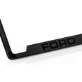 thumbnail image 2 of Ford blacked out with carbon fiber inlay zinc license plate frame 2 hole, 2 of 4
