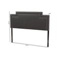 thumbnail image 6 of Baxton Studio Casey Dark Grey Fabric Queen Size Headboard, 6 of 6