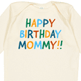 thumbnail image 4 of Inktastic Happy Birthday Mommy Boys or Girls Long Sleeve Baby Bodysuit, 4 of 5