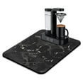 thumbnail image 1 of Versatile Dish Drying Mat - Abstract Modern Marble Design in Grey, Black, and Gold, 18x24 Inch, Highly Absorbent Drainer Rack Mats for Kitchen Counters, 1 of 7