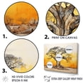 thumbnail image 3 of Designart "Resilient Desert Baobabs II" Tree Baobab Floater Framed Wall Art Living Room, 3 of 5