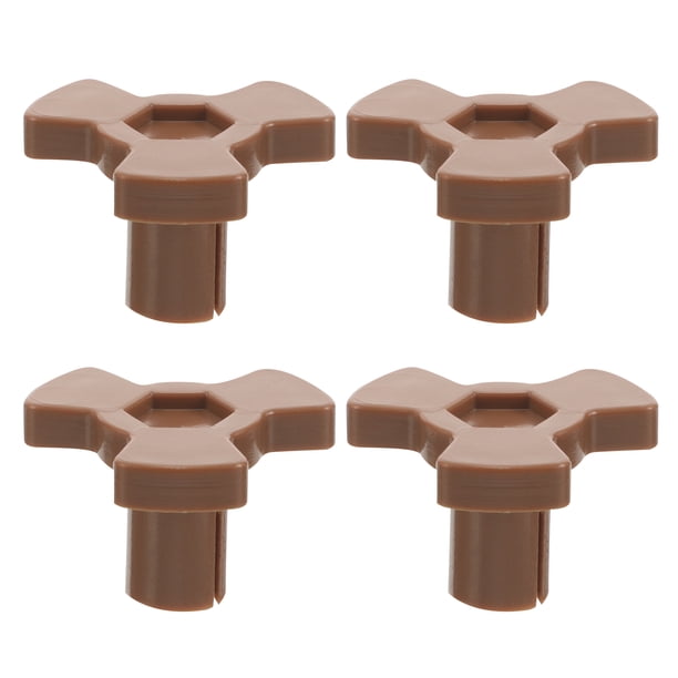 WORGEOUS Acoplador de placa giratoria para horno microondas, guía de rodillos para horno, pieza de reparación, 4 Uds.