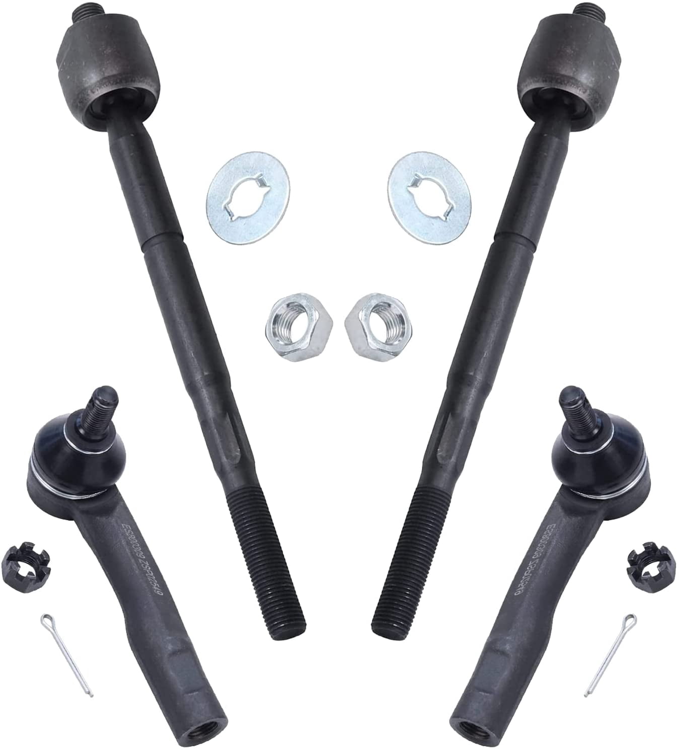 Rack and Pinion Inner Tie Rod and Bellow for 11-17 Toyota Sienna (Left