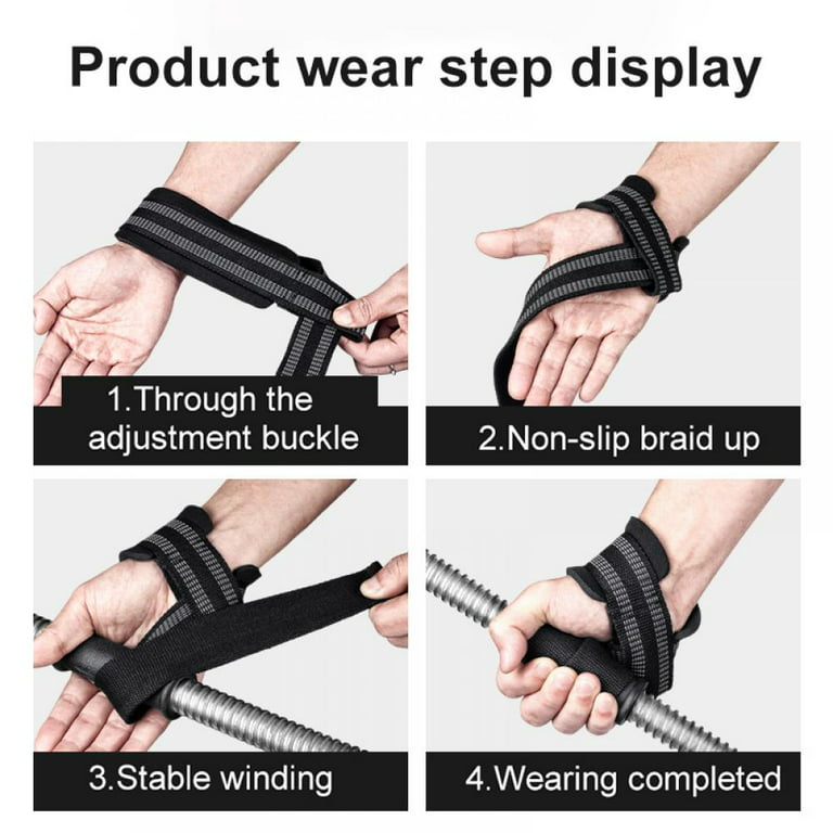 Athletics Weight Lifting Straps with Wrist Support, 23 Silicone
