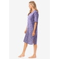 thumbnail image 3 of Dreams & Co. Plus Size Short-Sleeve Sleepshirt, 3 of 6