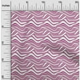 thumbnail image 2 of oneOone Cotton Cambric Purple Fabric Abstract Stripe Quilting Supplies Print Sewing Fabric By The Yard 42 Inch Wide, 2 of 5