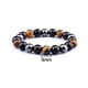 thumbnail image 4 of Pulsera Triple Ojo de Tigre Pulsera Triple Protección de Poder Pulseras de Triple Protección Hematita Obsidiana y Ojo de Tigre, 4 of 5