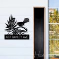 thumbnail image 2 of Handmadetneonsign Personalized Bird Home Number Metal Sign, Custom Bird Address Metal Sign, 2 of 5