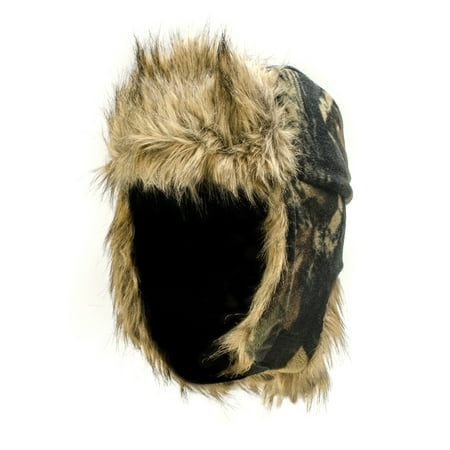 - QuietWear Fleece Trapper Hat, Adventure Brown