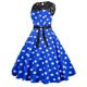 thumbnail image 1 of Vestidos para mujer Vestidos casuales Moda Encaje A Line Flare Vestido vintage Prom Swing Sin mangas Vestido de fiesta estampado Odeerbi  ODB-5, 1 of 9