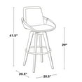 thumbnail image 3 of LumiSource Cosmo 29" Fixed-Height Barstool, 3 of 11
