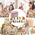 AaSFJEG Home Toy 12pc Easter Set Easter Egg Cartoon Egg Open Eggshell
