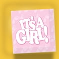 thumbnail image 3 of Beistle It's A Girl! Luncheon Napkins (Case of 192), 3 of 6