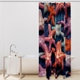 thumbnail image 2 of Starfish Waterproof Printed Shower Curtain Set with Hooks for Bathroom Decoration - Bathroom Curtains Included, 2 of 5