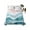 Turquoise, variant on Blue Coastal Beach Flat Sheet Only Twin Size, Soft Breathable Bed Top Sheets for Mattress, Modern Oil Painting Nautical Luxury Bedding Flat Sheets for Home Hotel Bedroom Bed Protection