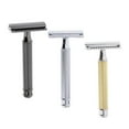 thumbnail image 4 of Xingzhi Rasoirs de Sûreté Manuels Classiques Rasoir à Double Tranchant pour Hommes Rasage Quotidien Argent, 4 of 9