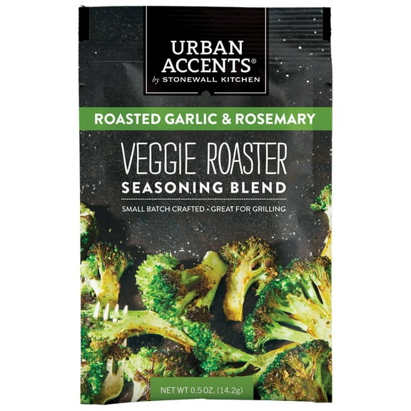 Urban Accents Roasted Garlic & Rosemary Veggie Roaster Seasoning Blend, 0.5 oz. Pouch