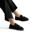 thumbnail image 7 of Women's Slip-On Loafers with Tassel Detail 0.8" Low Heel Comfortable Work Shoes for Women, 7 of 7
