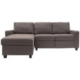thumbnail image 2 of Pemberly Row Modern / Contemporary Left Facing 89" Reclining Sectional in Gray, 2 of 6