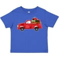 thumbnail image 3 of Inktastic Christmas Red Vintage Truck with Presents Boys or Girls Toddler T-Shirt, 3 of 5