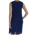 thumbnail image 2 of RACHEL ROY $99 Womens New 1387 Blue Gathered Sleeveless Shift Dress M B+B, 2 of 2